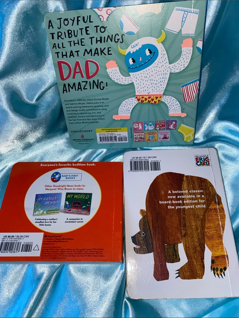 Board Books Bundle Goodnight Moon Brown Bear My Dad is Amazing